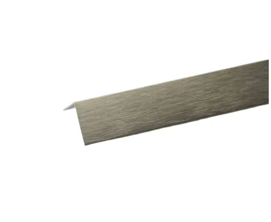 Aluminum corner Arcansas 1000X30X15 mm titanium glossy