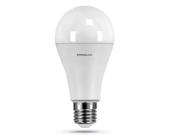 შუქდიოდური ნათურა Ergolux LED-A65-25W-E27-4K 4500K 25W E27