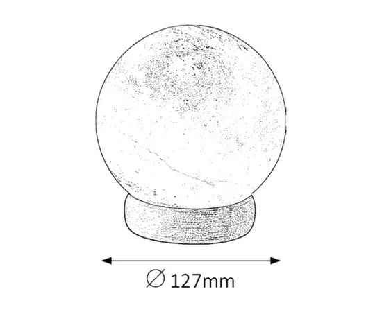 Salt lamp + bulb Rabalux Ozone 4093 E14 1x MAX 15W