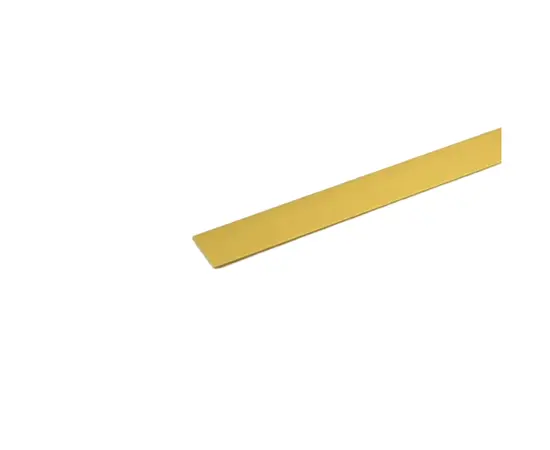 Aluminum strip Arcansas gold 20x2x2000 mm