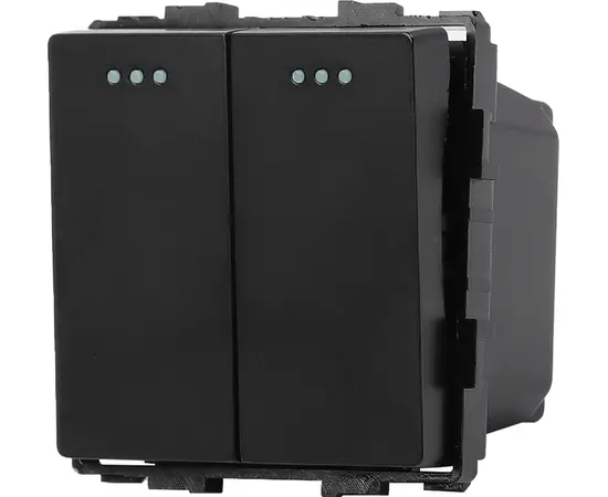 Switch Socket Style 2 2G-2W black