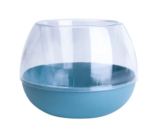 Pot plastic Aleana Sfera d14 transparent blue