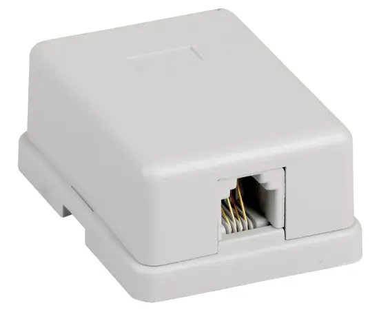 Socket telephone outdoor ITK CS2-3C3U-12 1 sectional RJ12 CAT3 UTP white