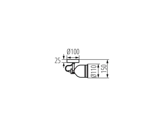 Спот Kanlux 35641 EL-1O W-SR DERATO 1 Е14