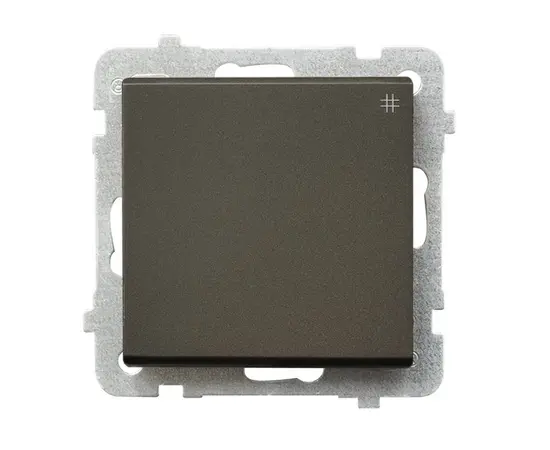 Switch cross without frame Ospel Sonata chocolate metallic