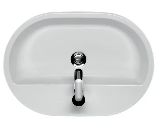 Раковина встраиваемая Cersanit ASPIA 60 OVAL Овальная, белый