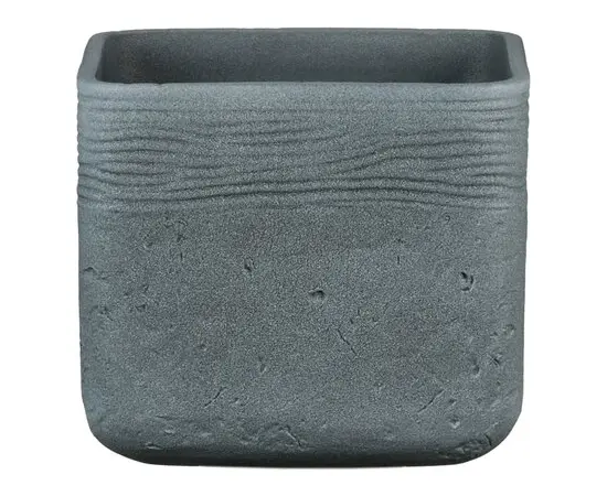 ქოთანი ყვავავილის კერამამიკული Scheurich DARK STONE  18/989 UEBERTOEPFE