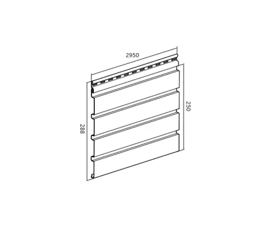 Panel Profile VOX Fronto SVP-06 nut 0.25х2.95 m