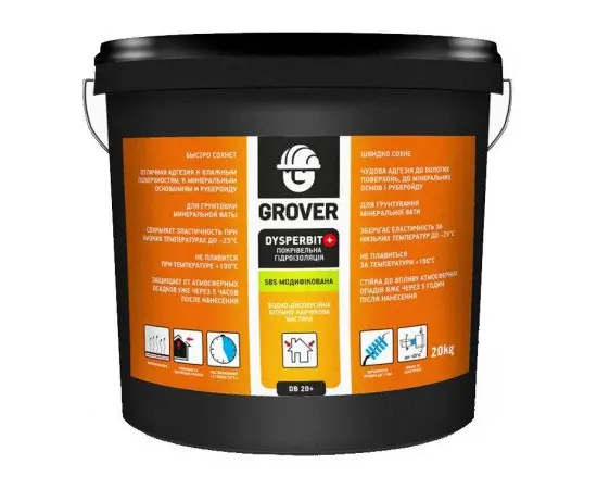 Roof primer and waterproofing Eskaro Grover Dysperbit DB+ 20 kg
