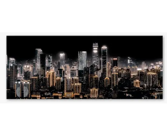 Картина на стекле Styler SHINNING CITY GL453 50X125