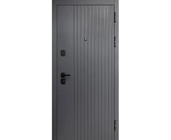Дверь металлическая внутренее открывание Doors 717A STRONG 980x2200 мм R антрацит