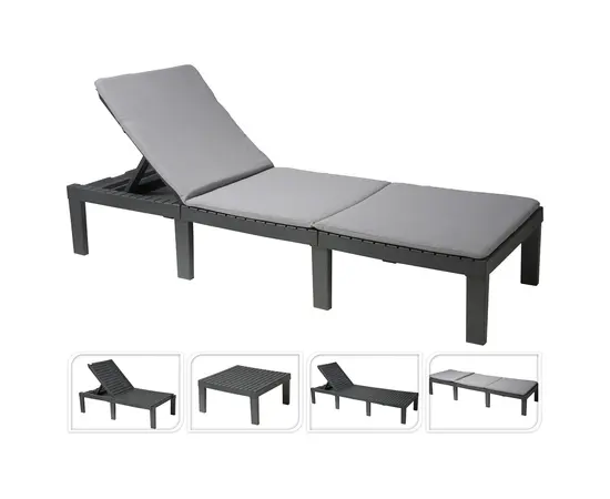 Chaise lounge with pillow Koopman