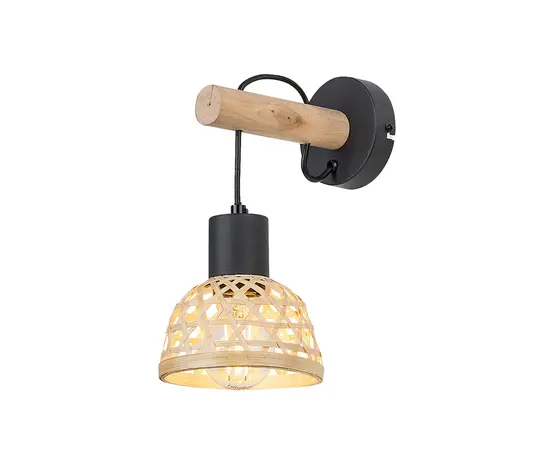 Бра Rabalux 71025 Rattan 1 E27 60w черный дерево