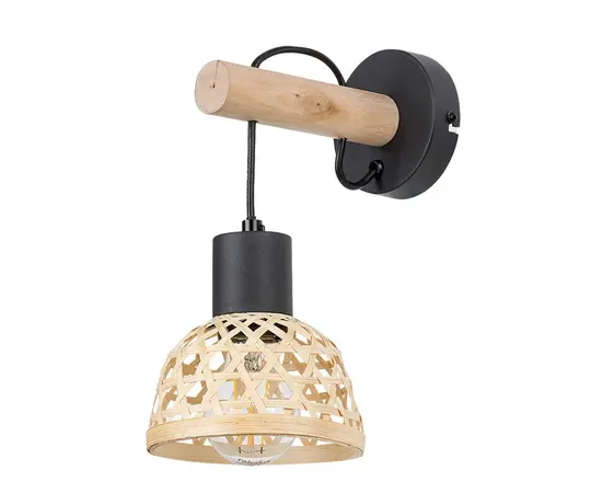 Бра Rabalux 71025 Rattan 1 E27 60w черный дерево