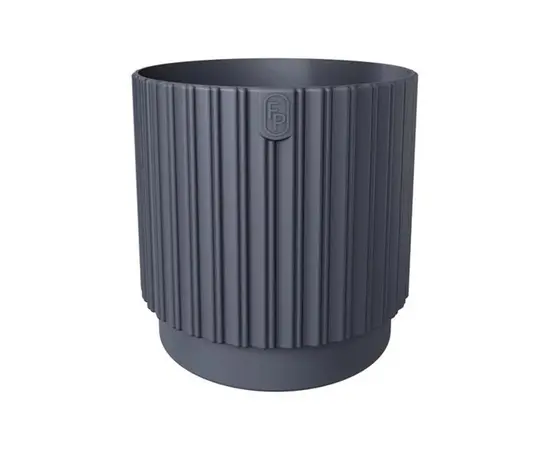 ქოთანი ყვავილის FORM PLASTIC Mika Cyli Petit Eco Recycled 14 anthracite