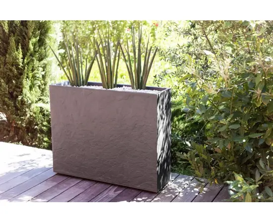 ქოთანი პლასტმასის EDA Plastiques LOFT XL VOLCANIA 99,5 X 29,5 X 78,5სმ 63ლ