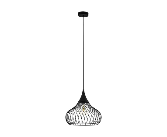 Pendant EGLO 43344 1 E27 STAVERTON black