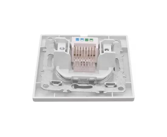 Розетка компьютерная EKF ERK01-035-10 RJ45 1 местная белая