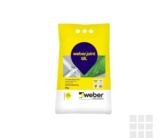 Затирка для швов Weber.joint SIL 2 кг 400 белая