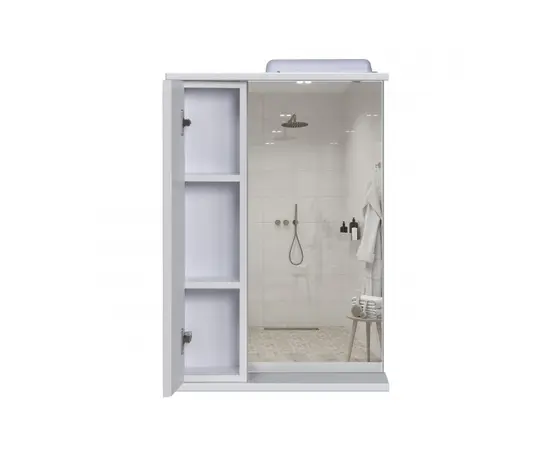 Cabinet with mirror ST-50 white 53x76x15 см