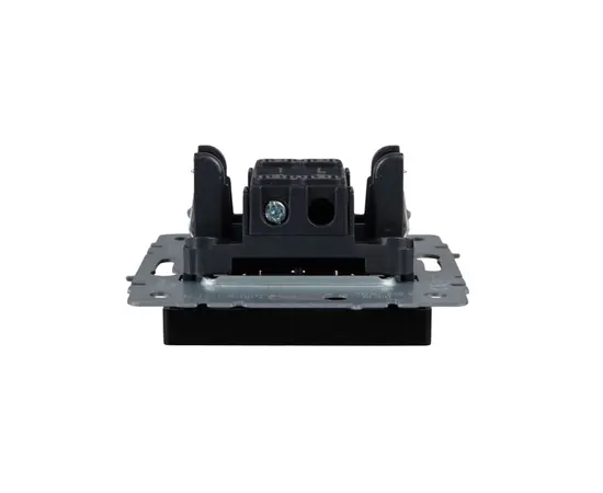 ჩამრთველი რევერსი IEK BRITE 1 10A VC10-1-6-BrB შავი