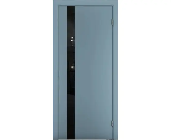კარის ბლოკი Terminus Solid 802 Aquamarin №802 შუშა - Planilak შავი 38x800x2150 mm