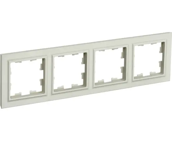 Рамка IEK BR-M42-K10 BRITE 4 универсальная бежевая