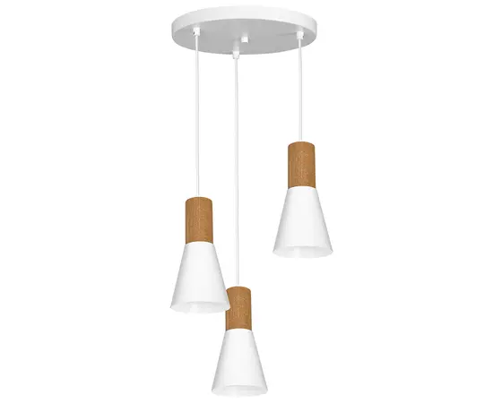 Подвес Luminex 1984 Edmon 3 E27 15W белый