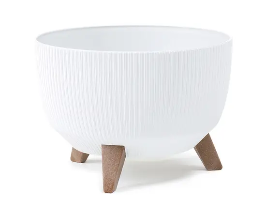 Горшок цветочный Lamela Bowl ROMA 400 jumper - white