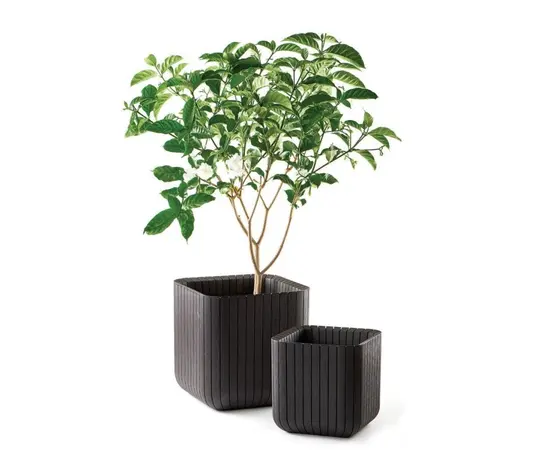 ყვავილის ქოთანი Keter CUBE PLANTER M ყავისფერი 21.5 ლ