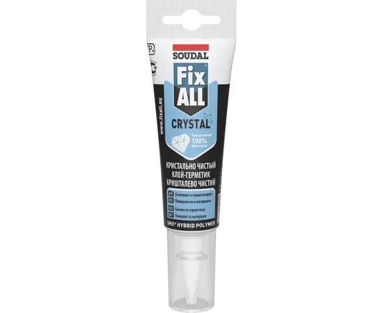 Glue-sealant Soudal Fix All Crystal 125 ml