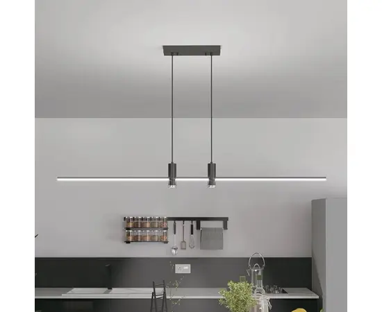განათება LED V-TAC 19W 3000K 2160Lm შავი ფერი 10060