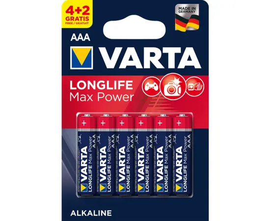 Батарейка VARTA Longlife AAA 6 шт.