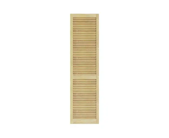 Двери жалюзийные деревянные Сосна Woodtechnic 2422х494 мм