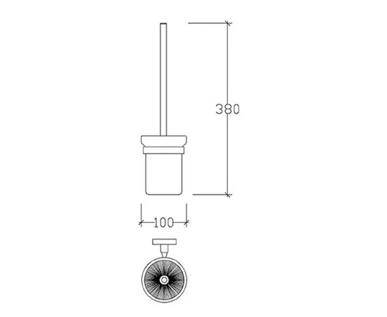 Toilet brush Tema 71218