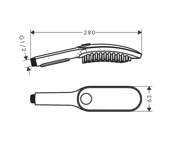 Hansgrohe Dog Shower Head 26640670