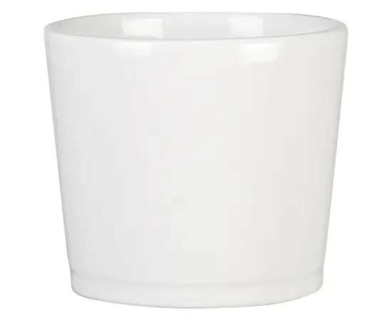 Ceramic pot for flowers Scheurich 883/28 ALASKA WEISS