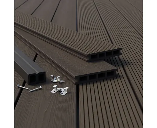 Доска террасная Bergdeck S140 BB1105 Ebony 140x25x2200 мм 1шт=0.308м²