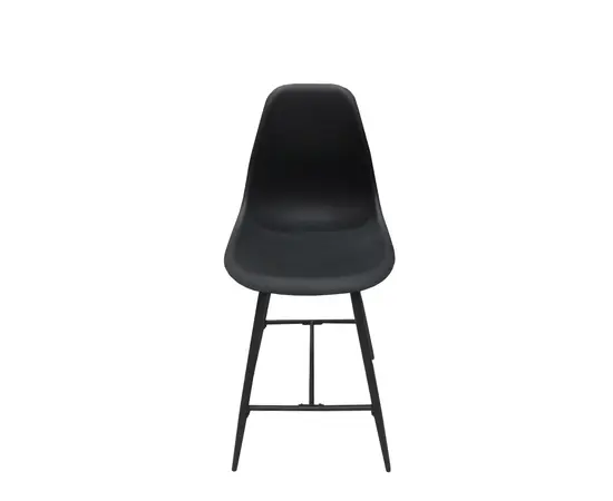Стул барный CHARLTON BAR MIDDLE PP BLACK