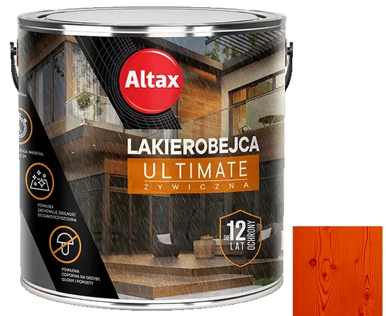 Facade varnish Altax Ultimate mahogany 2.5 l