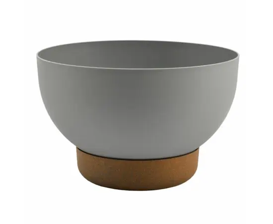 საყვავილე ქოთანი სადგამით FORM PLASTIC Bowl Satina Eco 30 პლატინა