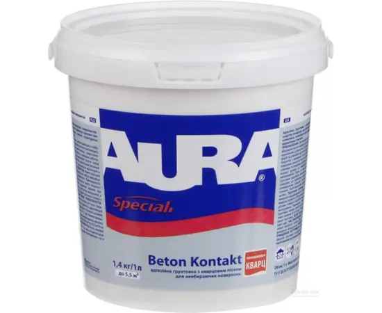 Грунт Eskaro Aura Beton Kontak 1 л розовый