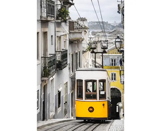 Картина на стекле Styler Yellow tram GL362 50X70 см