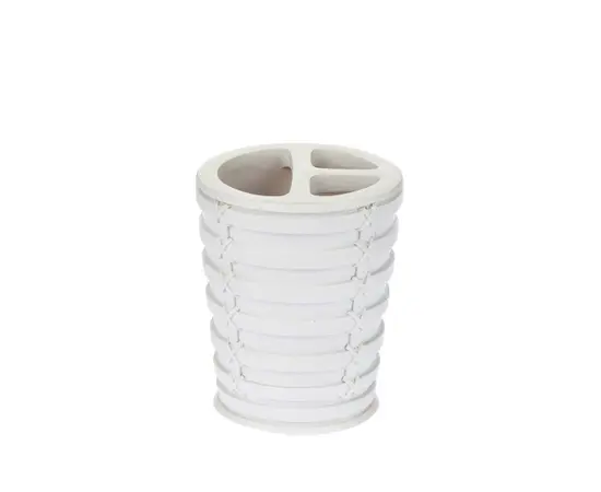 Стакан для зубных щеток Primanova PALM TOOTHBRUSH HOLDER WHITE
