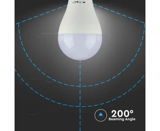 Lamp LED V-TAC E27 17W 6000K A65 4458