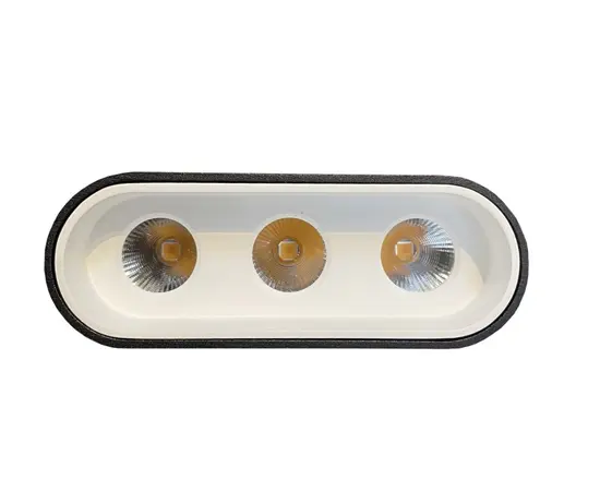 დაუნლაითი MIRAS 7W MR151 ალუმინი BK+WH