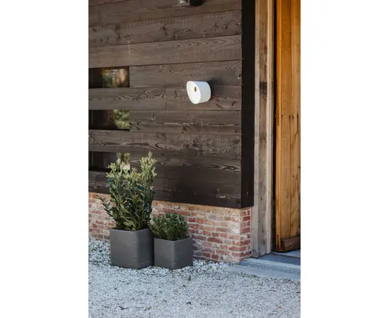 ქოთანი ყვავილის Capi Europe Planter Rib NL 40x40x40სმ ანტრაციტი