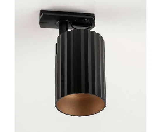 არხის სანათი New Light D8421 50W GU10 შავი ოქროსფერი