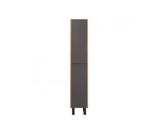 აბაზანის კარადა პენალი OLIVE P-33-U Wood/Grey 33x175 სმ