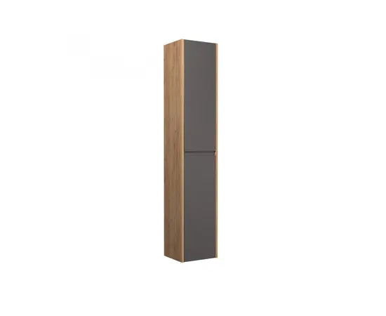 აბაზანის კარადა პენალი OLIVE P-33-U Wood/Grey 33x175 სმ